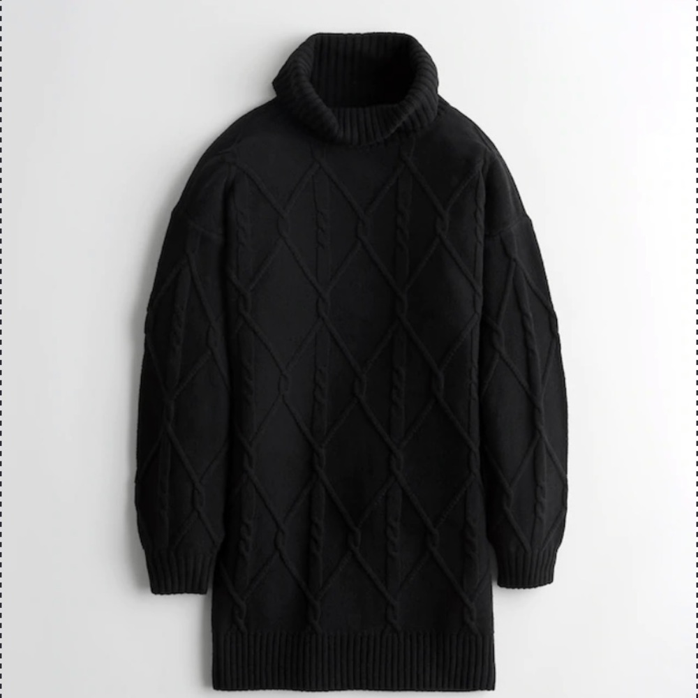 Hollister Cable Mini Turtleneck Sweater
